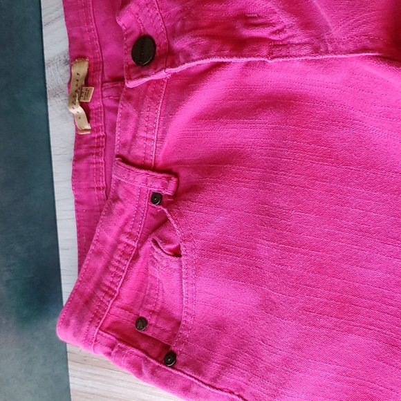 Sanctuary Hot Pink Cropped Skinny Jeans 29 - Picture 10 of 12